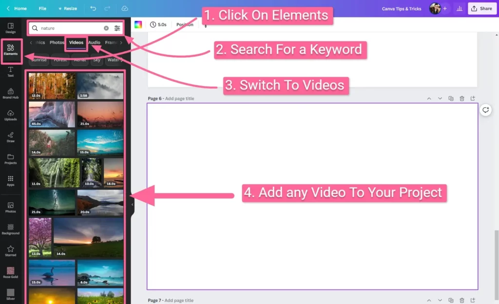 Cách chèn video vào Canva chi tiết: Hướng dẫn chuẩn 2026